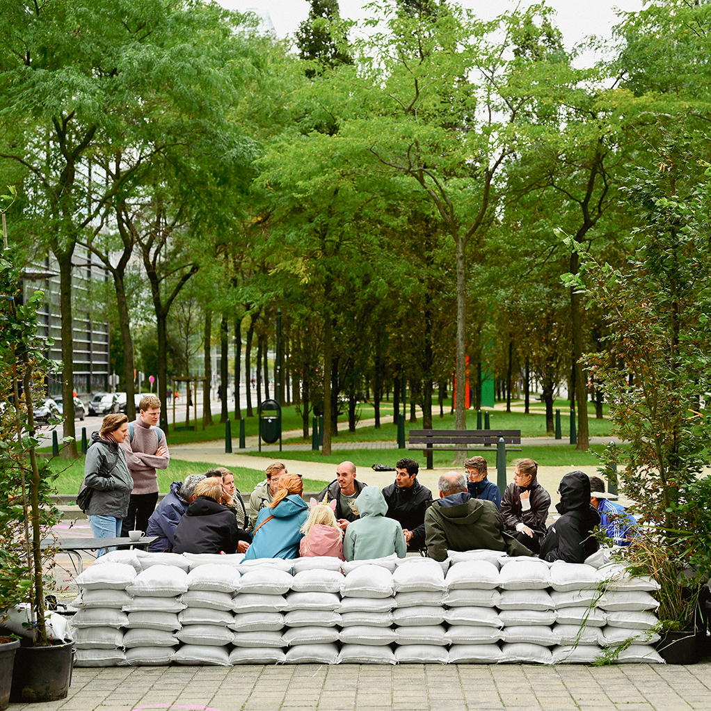 Park Albert: the sandbag sofa